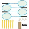 Badmintonnät gul och svart 600x155 cm polyeten vidaXL – miniatyr 6
