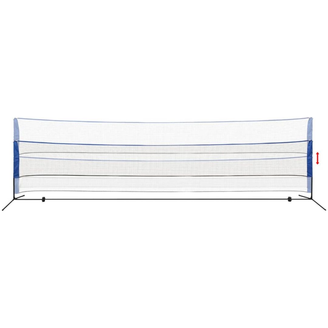 Badmintonnät med badmintonbollar 600x155 cm vidaXL – bild 3