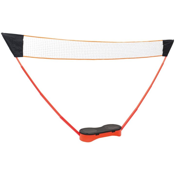 Badmintonset med 2 racketar, nät och förvaring 292x30x152 cm vidaXL – bild 2