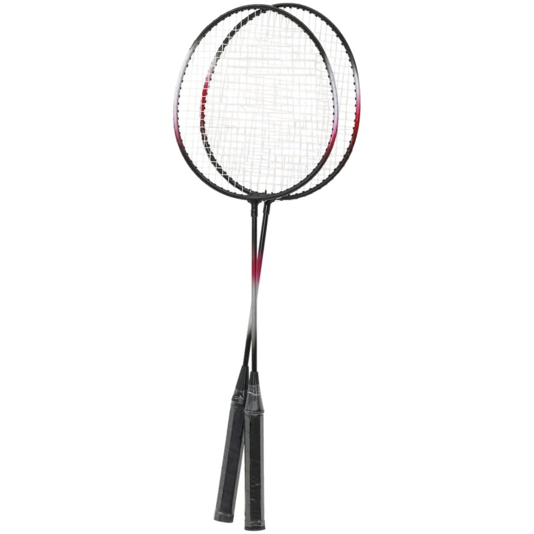 Badmintonset med 2 racketar, nät och förvaring 292x30x152 cm vidaXL – bild 4
