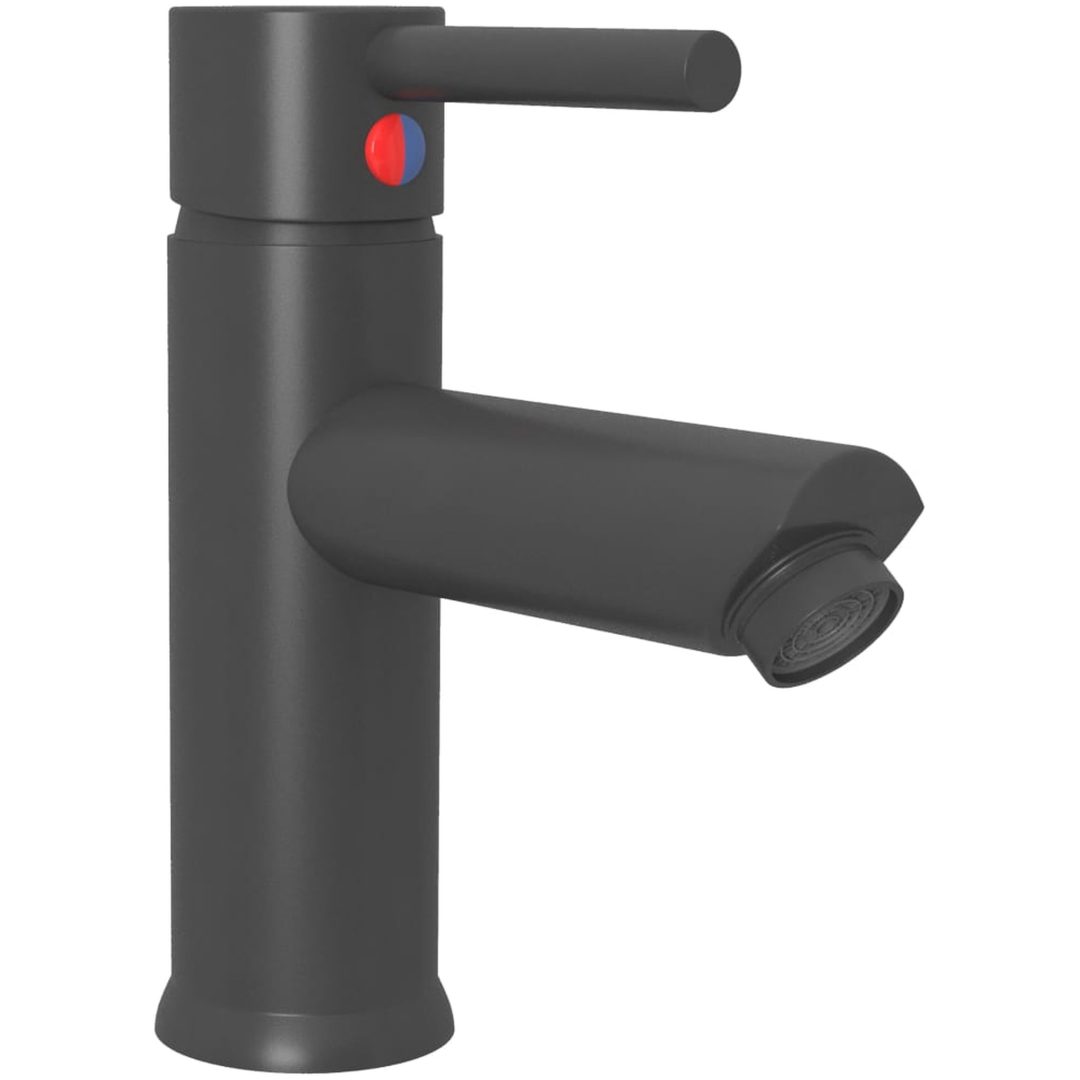 Badrumsblandare grå 130x176 mm vidaXL – bild 3