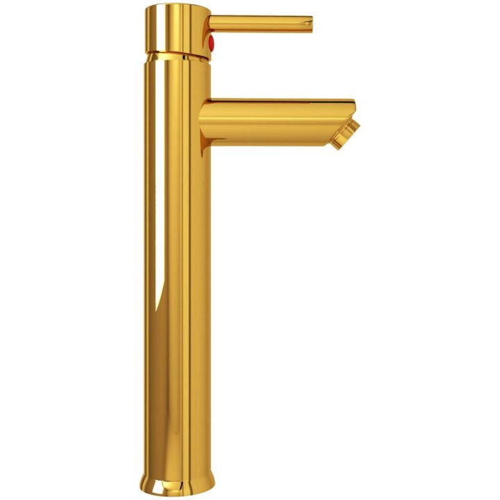 Badrumsblandare guld 12x30 cm vidaXL – bild 4