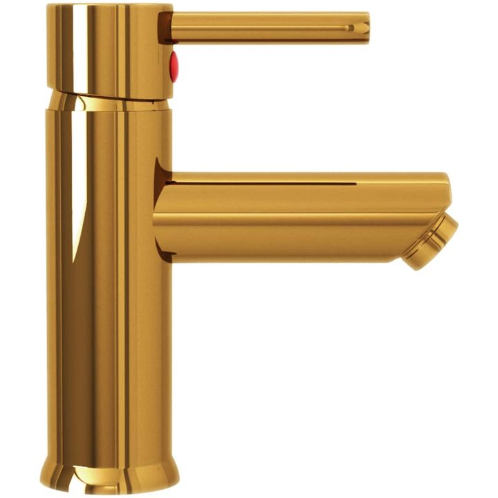 Badrumsblandare guld 130x176 mm vidaXL – bild 4