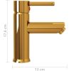 Badrumsblandare guld 130x176 mm vidaXL – miniatyr 5