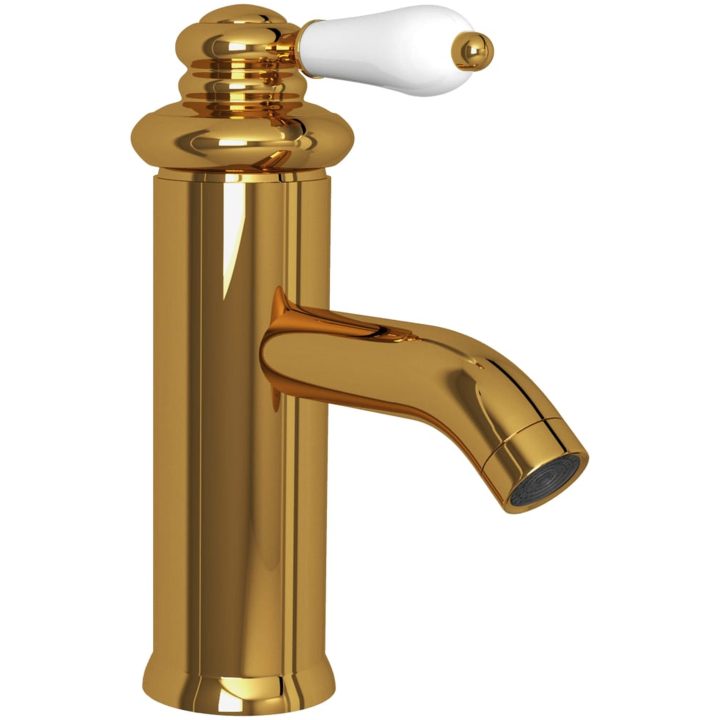Badrumsblandare guld 130x180 mm vidaXL – bild 3