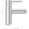 Badrumsblandare kromad finish 130x176 mm vidaXL – miniatyr 5