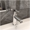Badrumsblandare kromad finish 130x176 mm vidaXL – miniatyr 1