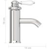 Badrumsblandare kromad finish 130x180 mm vidaXL – miniatyr 5