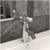 Badrumsblandare kromad finish 130x180 mm vidaXL – miniatyr 1