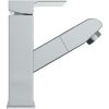Badrumsblandare med utdragbar pip kromad finish 157x172 mm vidaXL – miniatyr 4