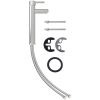 Badrumsblandare silver 12x30 cm vidaXL – miniatyr 2