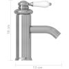 Badrumsblandare silver 130x180 mm vidaXL – miniatyr 5