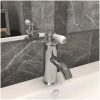 Badrumsblandare silver 130x180 mm vidaXL – miniatyr 1