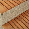 Badtunna Step beige konstrotting och solid akacia vidaXL 50 x 50 x 50.5 cm – miniatyr 8