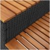 Badtunna Step Black konstrotting och solid akacia vidaXL 50 x 50 x 50.5 cm – miniatyr 8