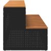 Badtunna Step Black konstrotting solid akacia vidaXL 100 x 50 x 50.5 cm – miniatyr 5
