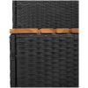 Badtunna Step Black konstrotting solid akacia vidaXL 100 x 50 x 50.5 cm – miniatyr 7