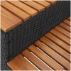 Badtunna Step Black konstrotting solid akacia vidaXL 100 x 50 x 50.5 cm – miniatyr 8