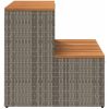 Badtunna Step Grey konstrotting och solid akacia vidaXL 50 x 50 x 50.5 cm – miniatyr 5