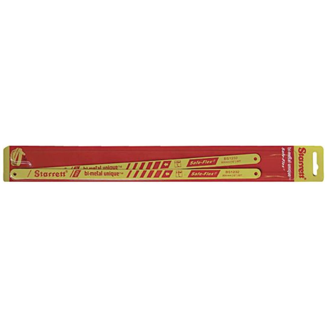 Bågfilsblad av Bi-Metall SB-pack Bi Metal Unique Safe Flex STARRETT BÅGFILSBLAD BI-M BS300MM-32-2