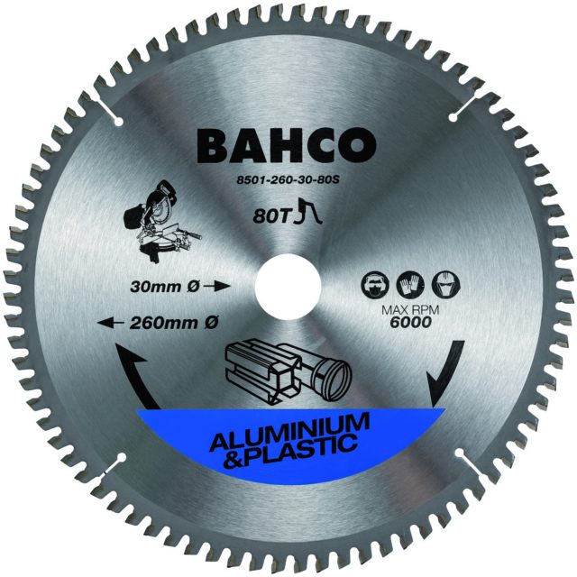 Cirkelsågklinga Aluminium / Plast för Kapsågar 210 mm BAHCO