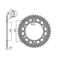 Bakdrev 420 Alu 7075 SUNSTAR