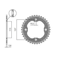 Bakdrev 520 Alu 7075 SUNSTAR