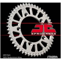 Bakdrev Aluminium 7075 T6 Svart JTA894.48BLK JT