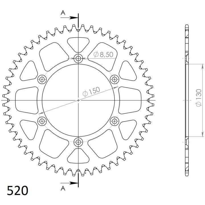 Bakdrev Aluminium JT – bild 2