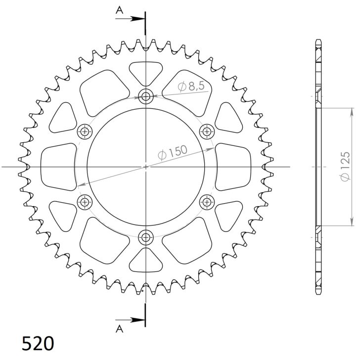 Bakdrev Aluminium JT – bild 2