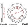 Bakdrev Aluminium JT SPROCKETS Svart – miniatyr 1