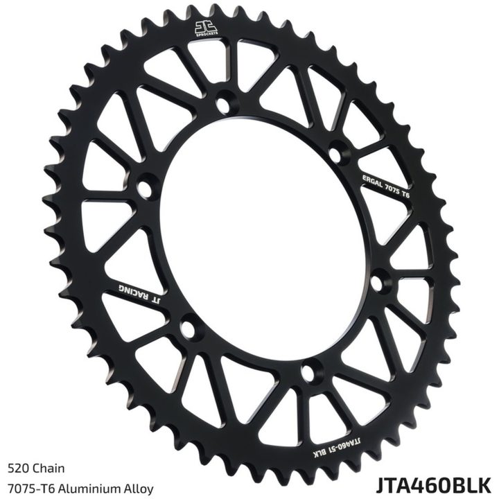 Bakdrev Aluminium JT SPROCKETS Svart – bild 2