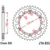 Bakdrev Aluminium JT SPROCKETS Svart – miniatyr 1