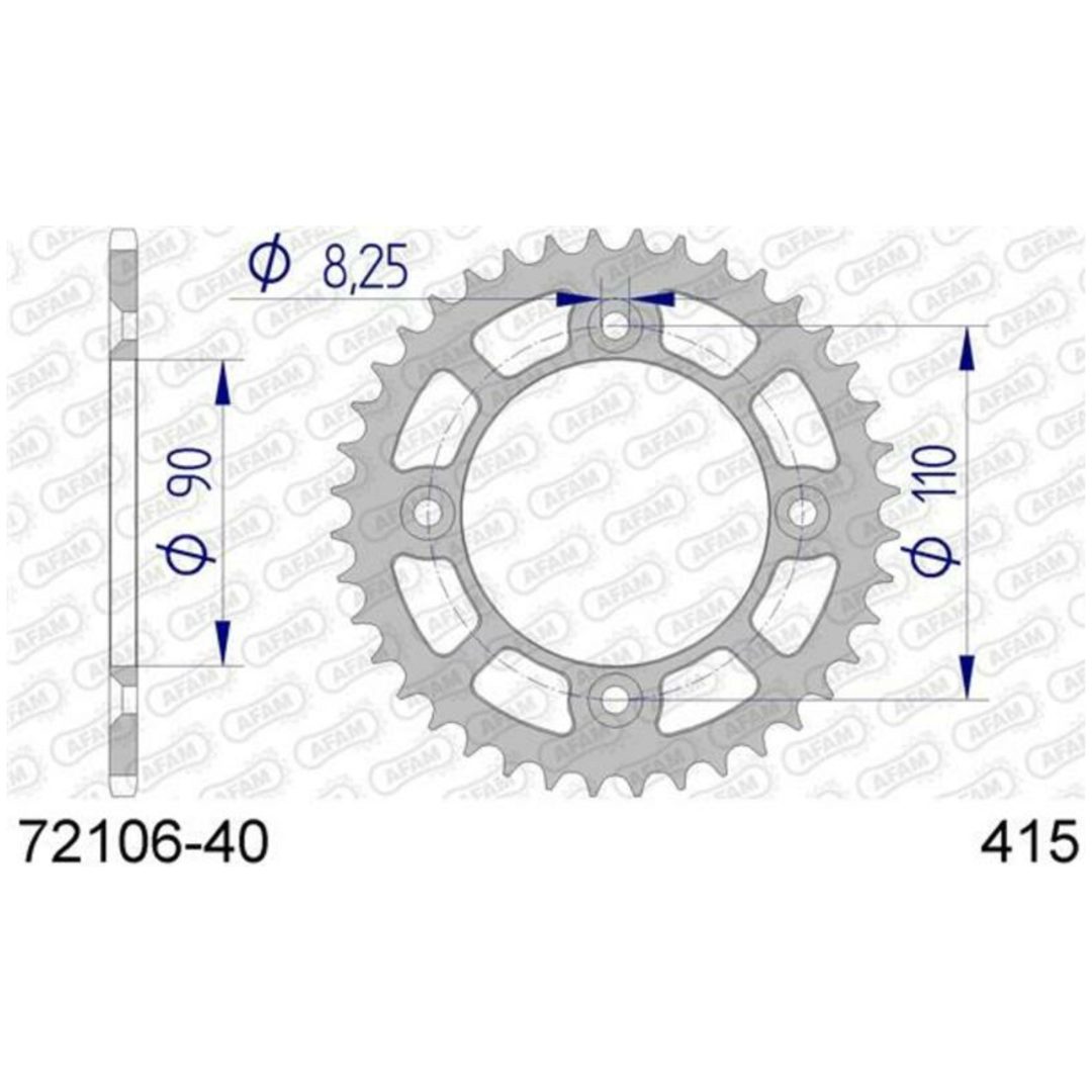 Bakdrev Aluminium Ultra-Light Afam 40/415 – bild 2