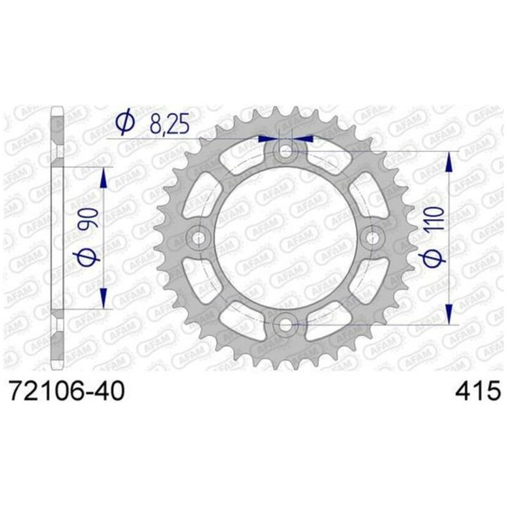 Bakdrev Aluminium Ultra-Light Afam 40/415 – bild 2