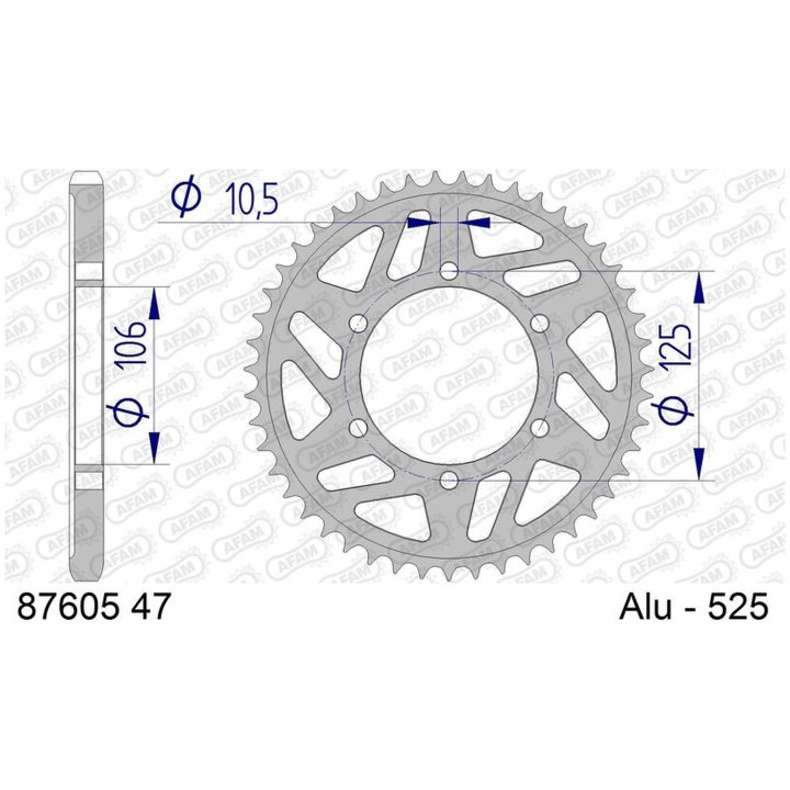 Bakdrev Aluminium Ultra-Light Afam 47/525 – bild 3