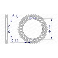 Bakdrev Aluminium Ultra-Light Afam