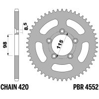 Bakdrev Aluminium Ultralätt PBR