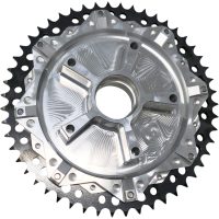 Bakdrev Cush Drive 530 Svart Maskinbearbetad ALLOY ART