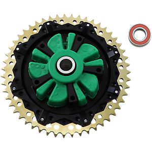 Bakdrev Cush Drive 530 Svart Maskinbearbetad ALLOY ART