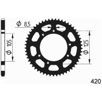 Bakdrev Derbi DRD 50 tänder 50 TEETH (BORE 102MM)