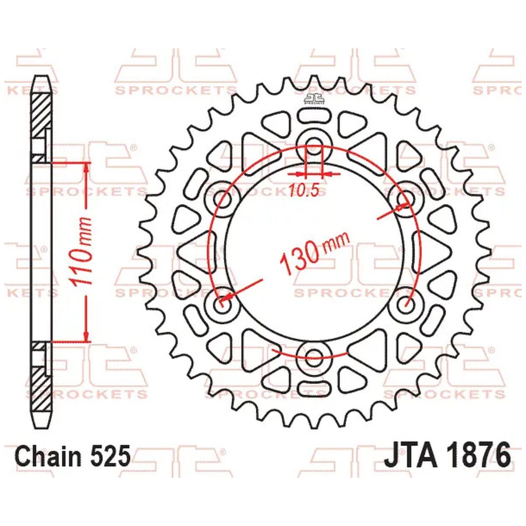 Bakdrev RaceLite 525 Svart JT SPROCKETS – bild 2