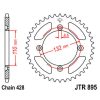 Bakdrev Stål JT 49 Kugg 428 – miniatyr 2