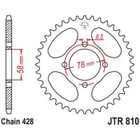 Bakdrev Stål Standard JT SPROCKETS