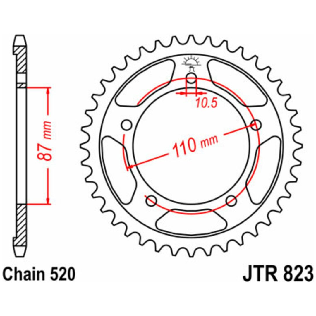 Bakdrev Stål Standard JT SPROCKETS