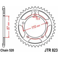 Bakdrev Stål Standard JT SPROCKETS