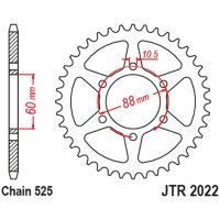 Bakdrev Standard Svart 525 JT SPROCKETS