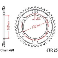 Bakdrev Standard Svart JT SPROCKETS