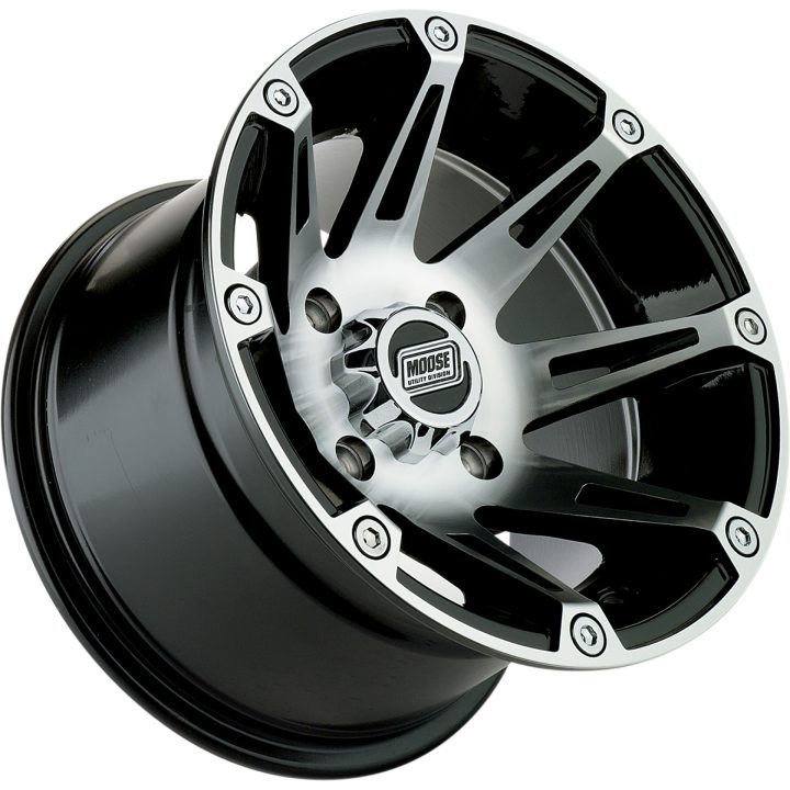 Bakfälg Silver TYPE 387X MOOSE RACING 12 x 8 / 12x8 – bild 2