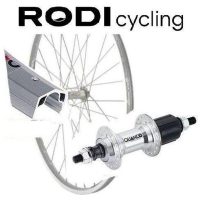 Bakhjul 26 7-delat med mutter RODI